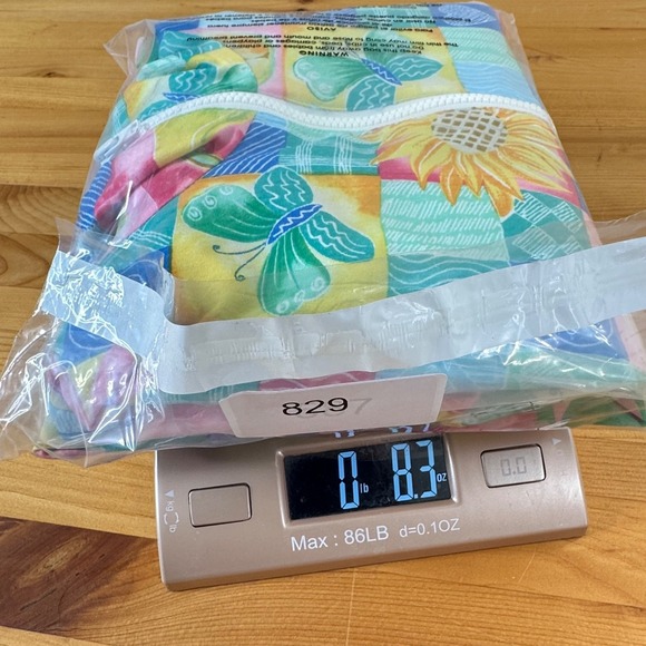 Vintage Women Grandma Kitsch Maximalist Patchwork Motif Windbreaker Sz 1X Nylon - Picture 8 of 8